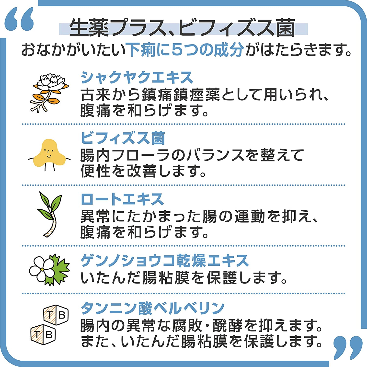 ビオフェルミン下痢止め 5
