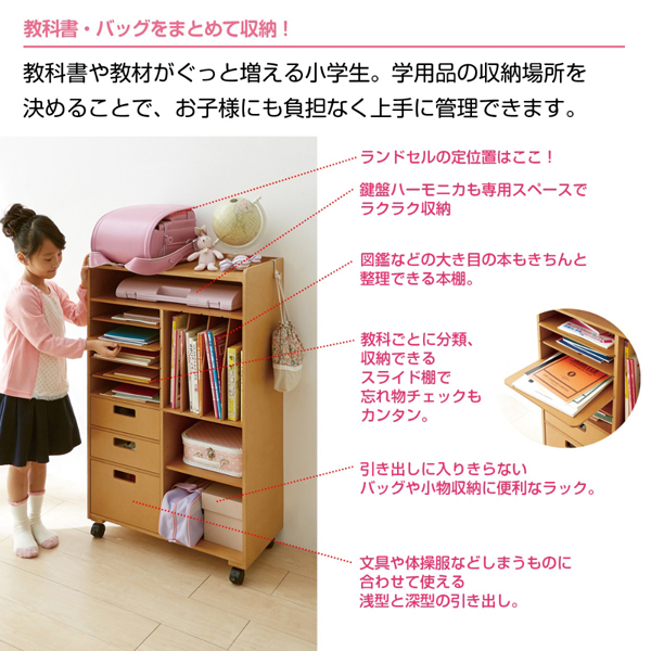 おまかせ収納ランドセルラック 3