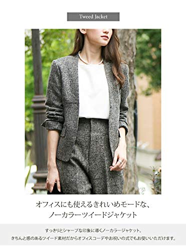ノーカラージャケット 3