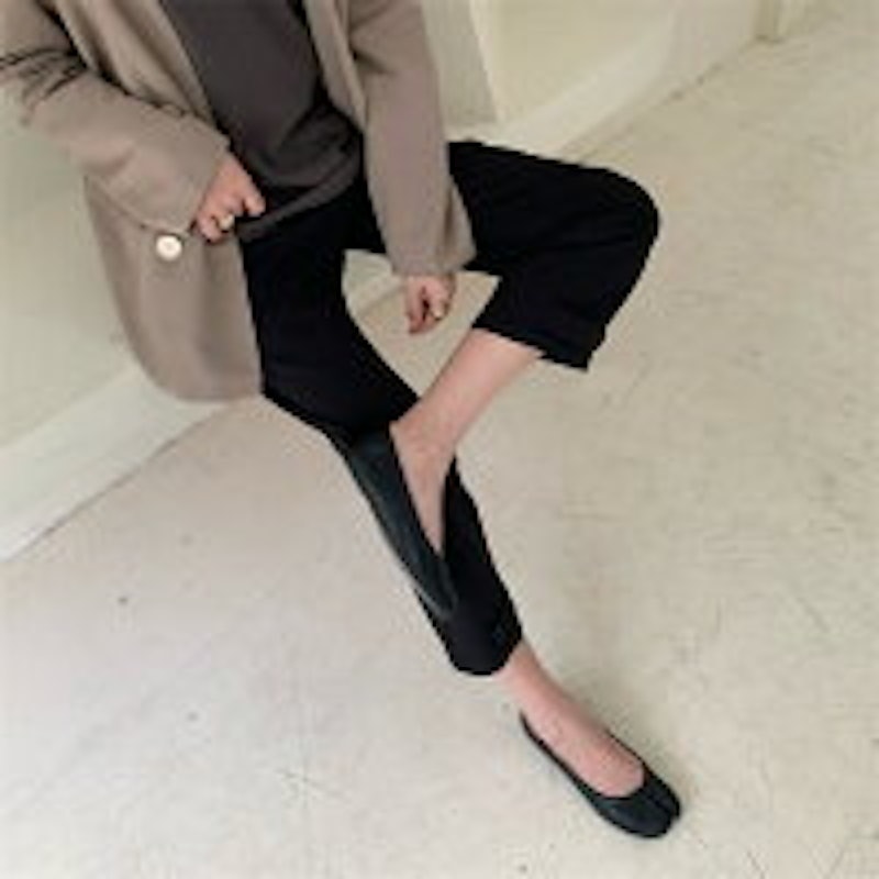Lagemme タビフラットシューズ 10