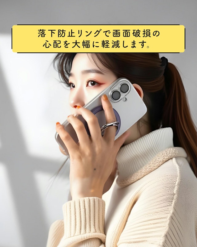MagSafe Wリング付き スマホグリップ 2