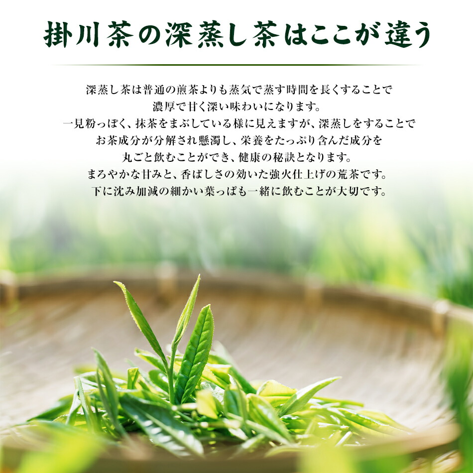 掛川深蒸し茶と参拝茶のセット 3