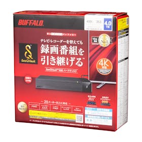 バッファロー BUFFALO 外付けHDD HD-SQS4U3-Aを検証レビュー!テレビ録画用HDDの選び方も紹介 4