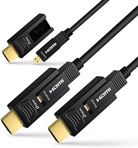 着脱式光ファイバーHDMIケーブル 1