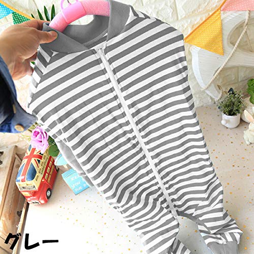 PET FiND 背面ファスナー付きボーダー つなぎ 5