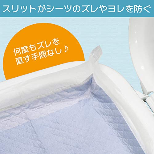 フチもれしにくいトレーニングペットトレー 4
