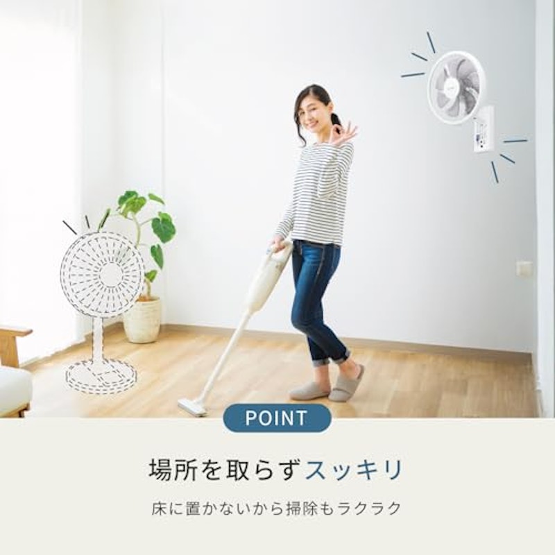 壁掛け扇風機 3