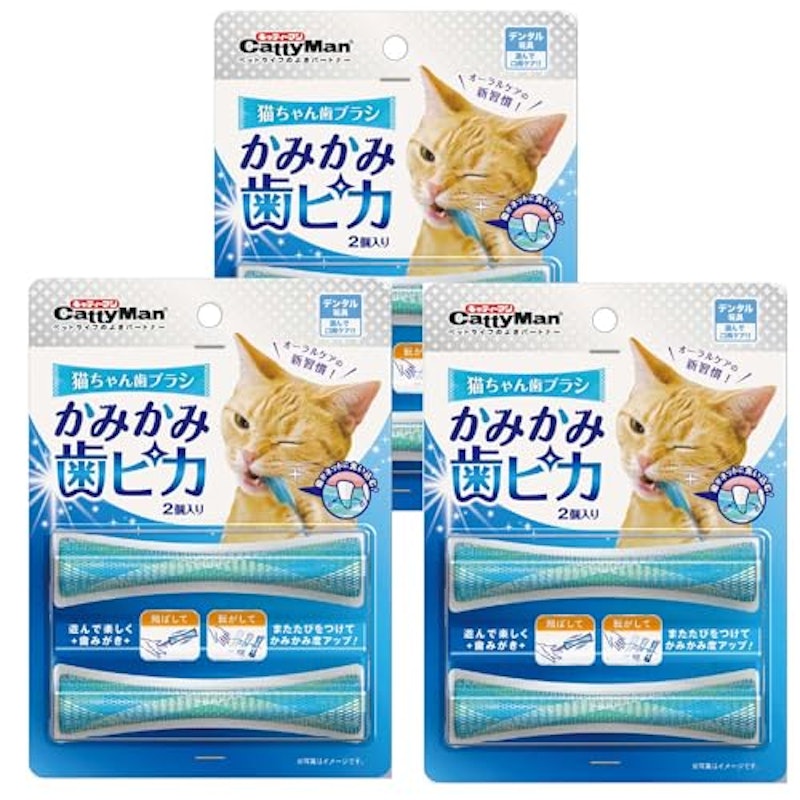 猫ちゃん歯ブラシ かみかみ歯ピカ 1