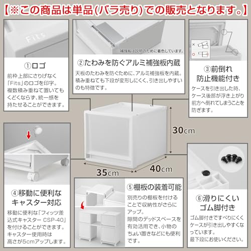 無印良品 ポリプロピレン 衣装ケース 引出式×3 滑り止め付き 衣装