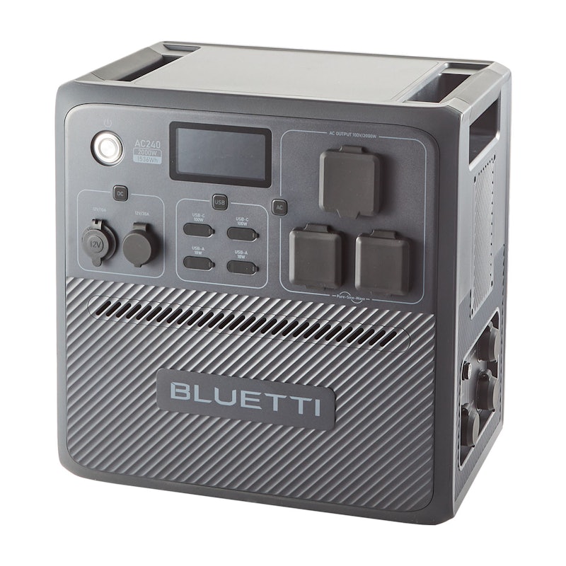 BLUETTI(ブルーティ) 増設バッテリー AC240+B210を検証レビュー!大 BLUETTI(ブルーティ) 増設バッテリー AC240+B210を検証レビュー!大