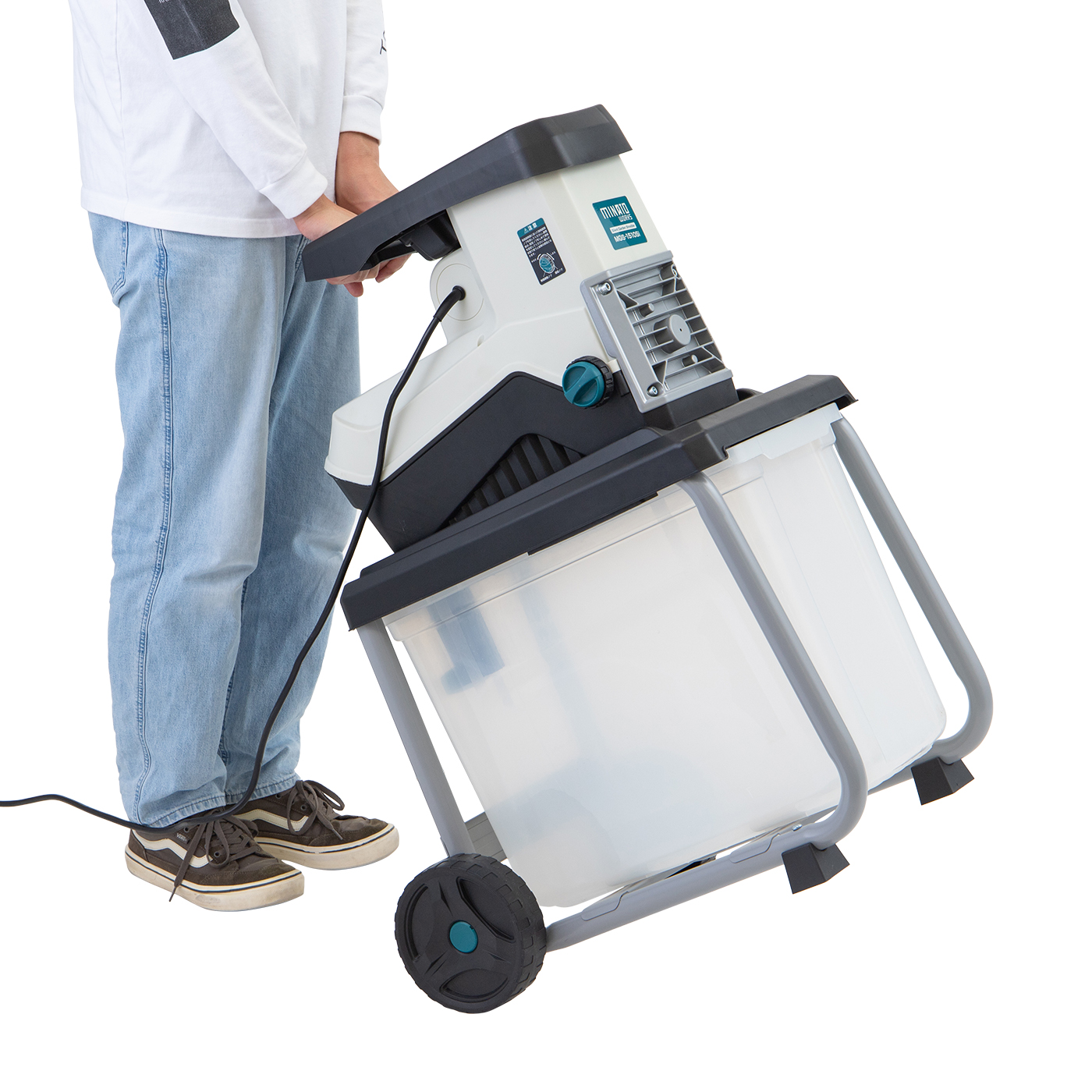 サイレントシュレッダー 剪定枝粉砕機 LSG-2100 インターファーム 中古