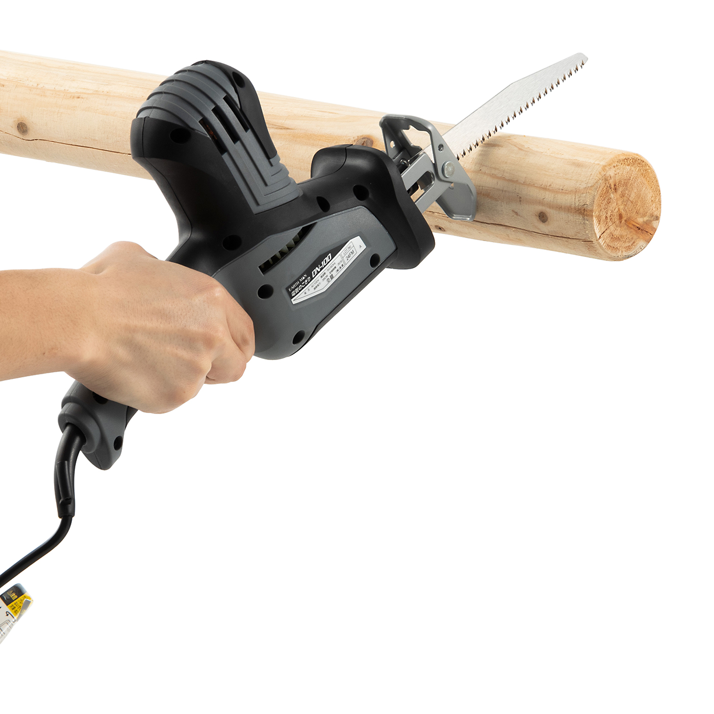 電動ノコギリ/電気のこぎり 〔日本製替え刃付き〕 替え刃：木工用/PC・塩ビ用 〔ガーデニング 園芸〕〔代引不可〕(代引不可) 電気のこぎり・充電式のこぎり用替刃 EARTH MAN セーバーソーブレード