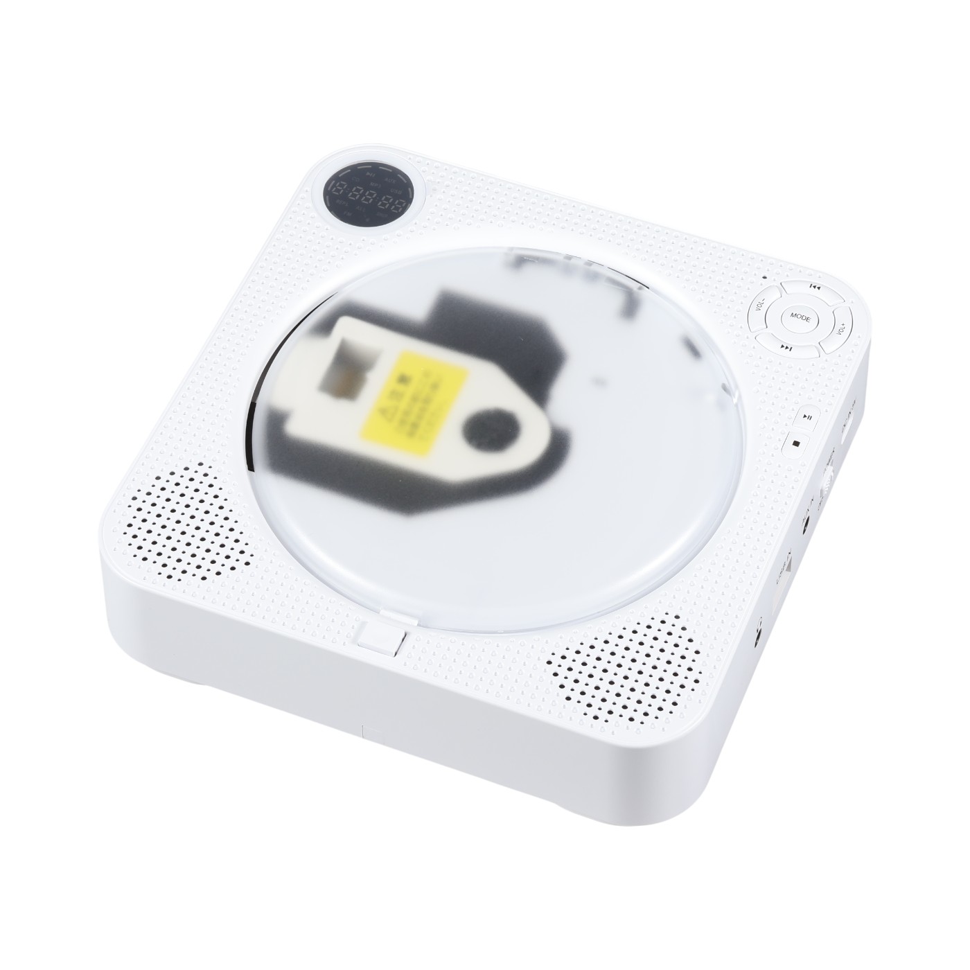 HC-800 ポータブルCDプレーヤー ホワイト HC-800 ポータブルCDプレーヤー ホワイト 壁掛けCDプレーヤーの