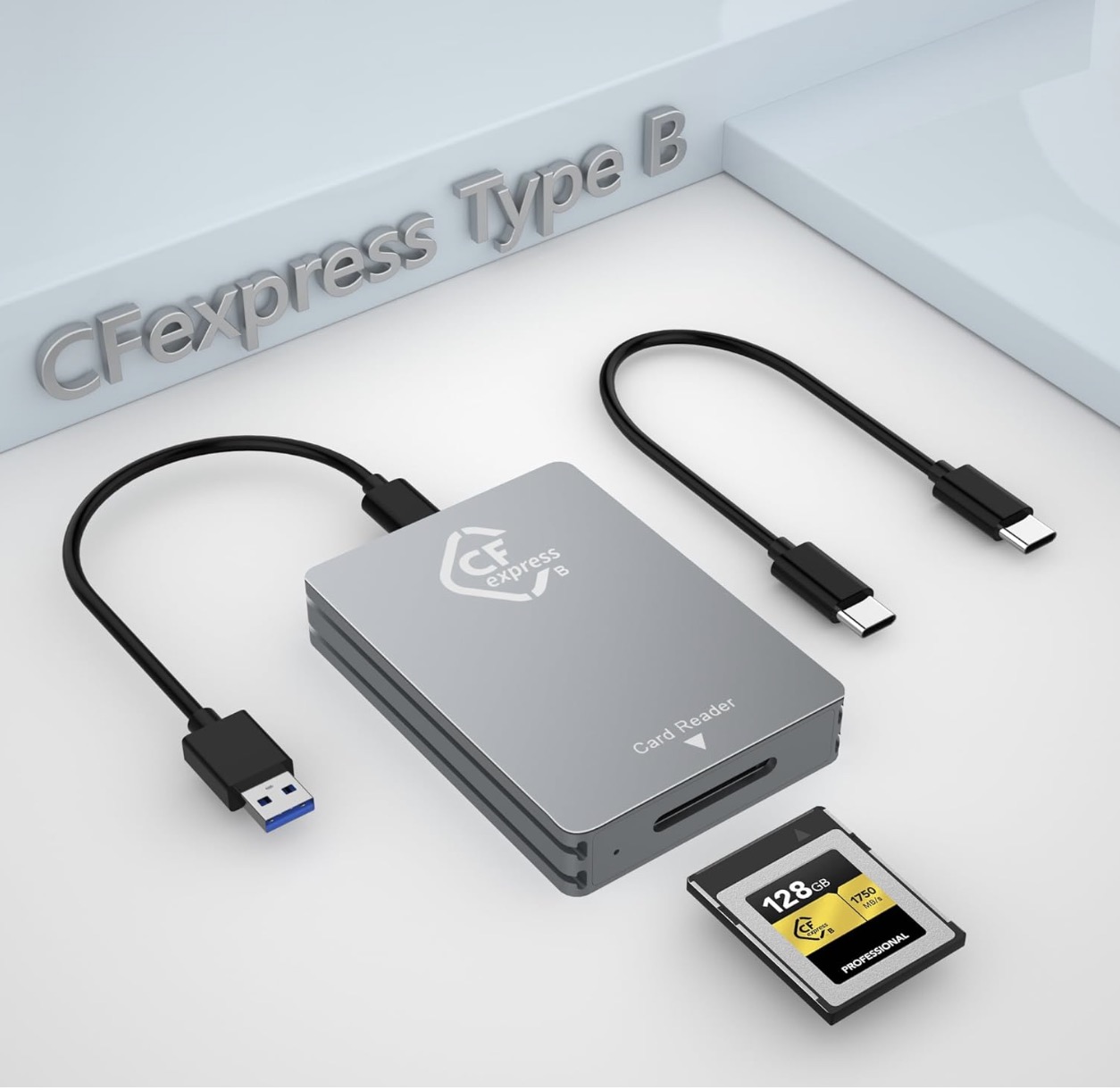 Wise CFexpress Type Bカードリーダー WA-CX02 USB 3.2 Gen 2（10Gbps