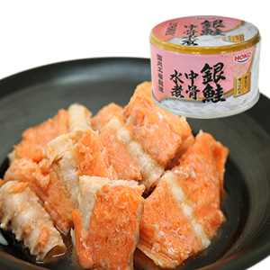 国産銀鮭の中骨水煮缶 3