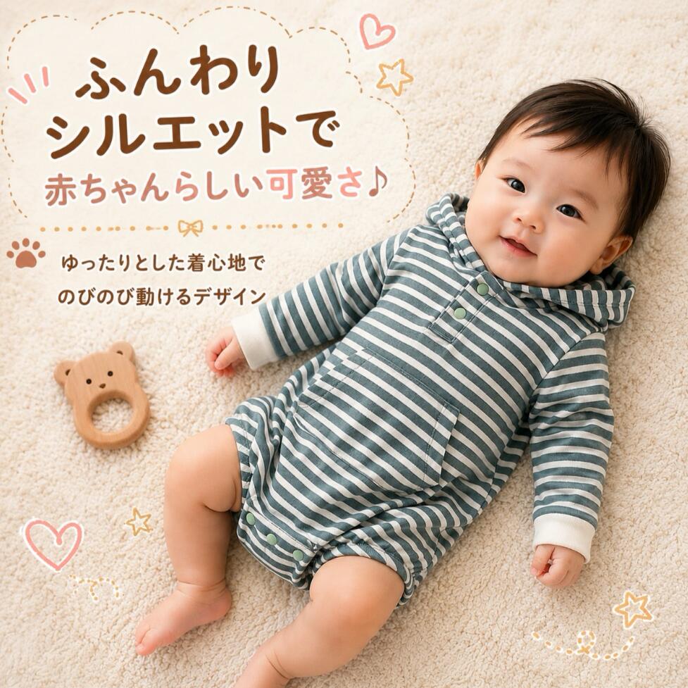 くま耳ロンパース 5