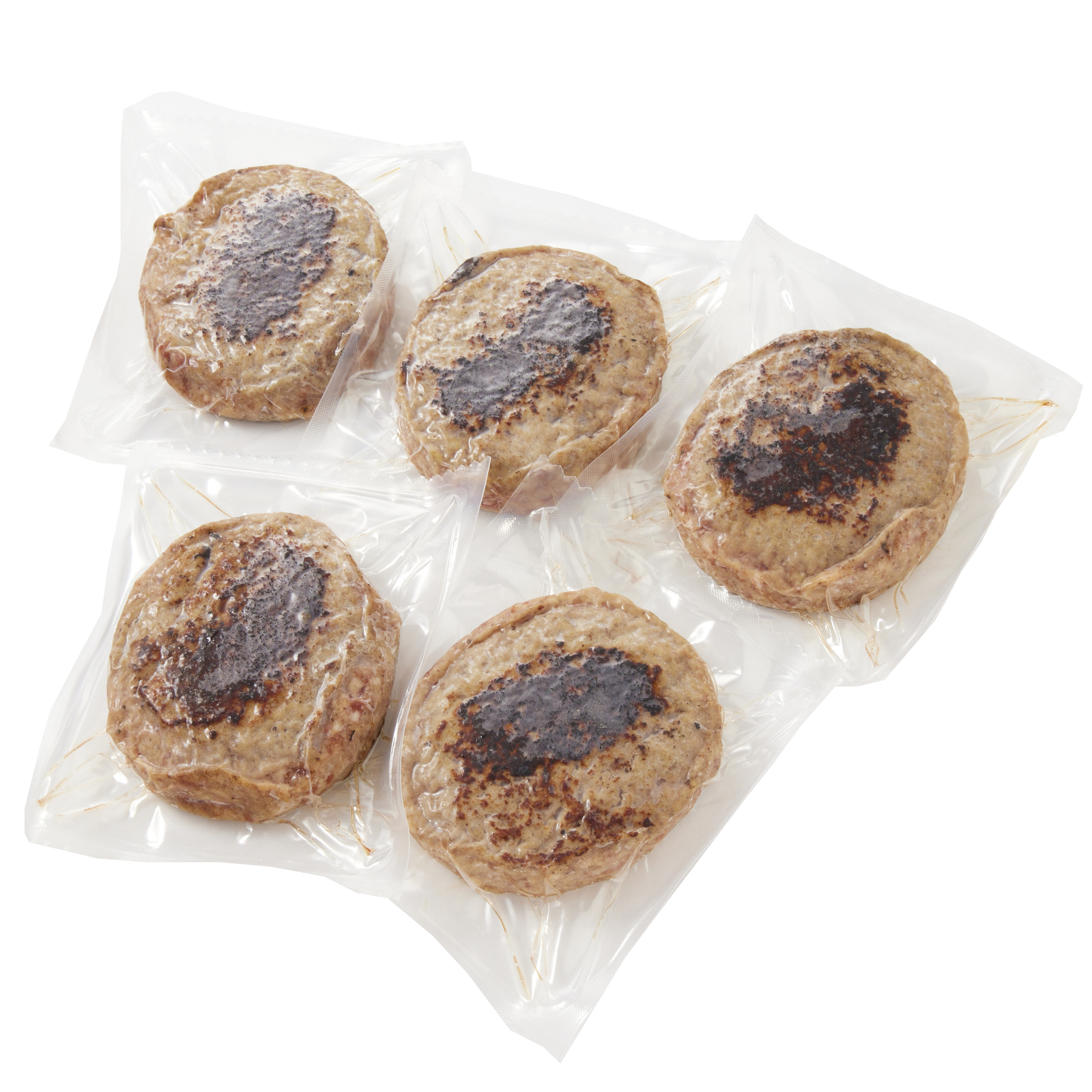 牛肉100％ハンバーグ 焦げ目付 4