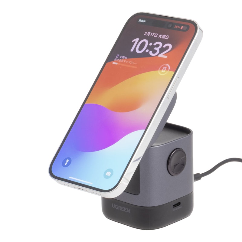 2-in-1 マグネットワイヤレス充電ステーション 3