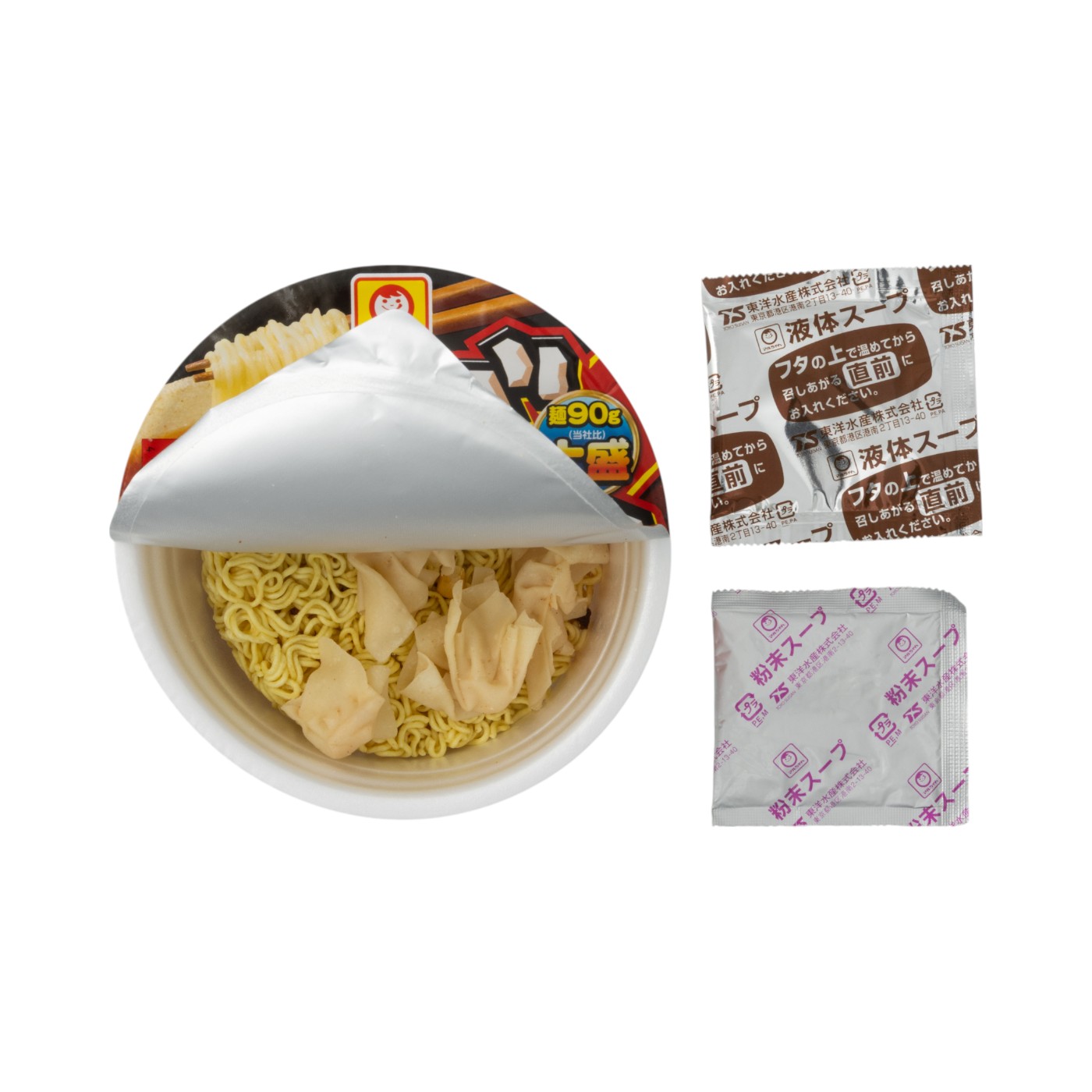 東洋水産 ごつ盛り ワンタン醤油ラーメンを検証レビュー！カップ