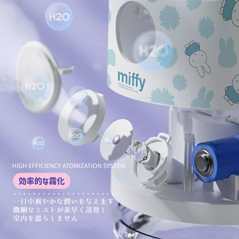 ミッフィー クリスタル加湿器 4