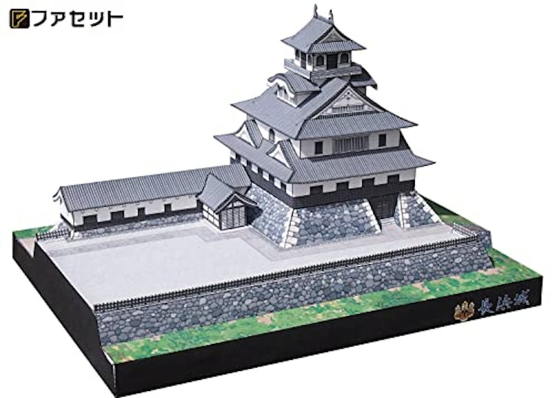 ペーパークラフト 日本の名城シリーズ1/300 長浜城 2