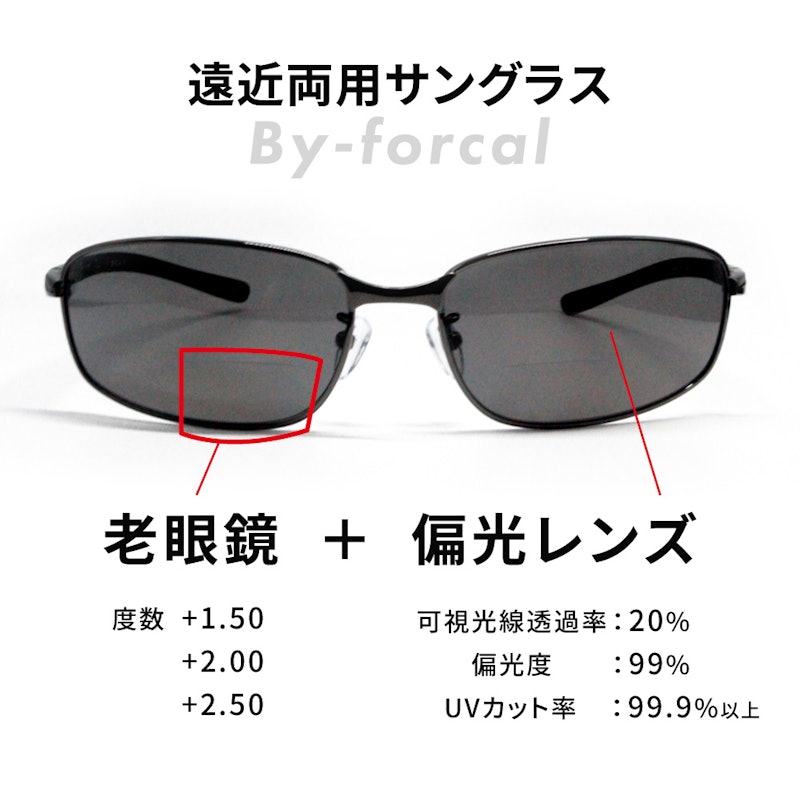 老眼鏡付き偏光サングラス 2