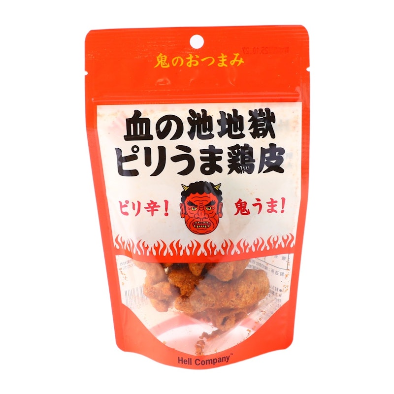 血の池地獄ピリうま鶏皮 1
