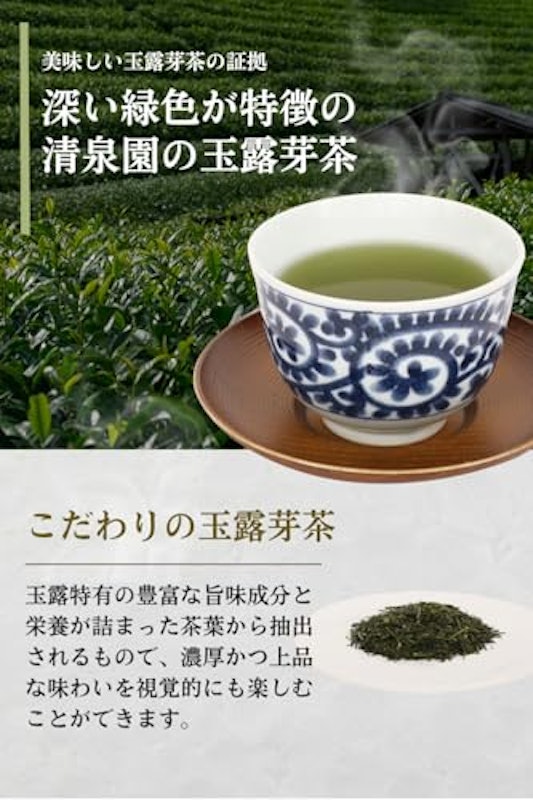 急須で入れるティーバッグ 玉露芽茶 3