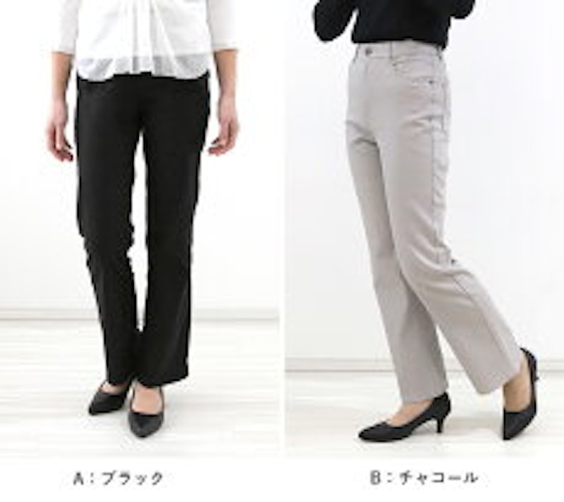 大人楽ちんフレアパンツ 1