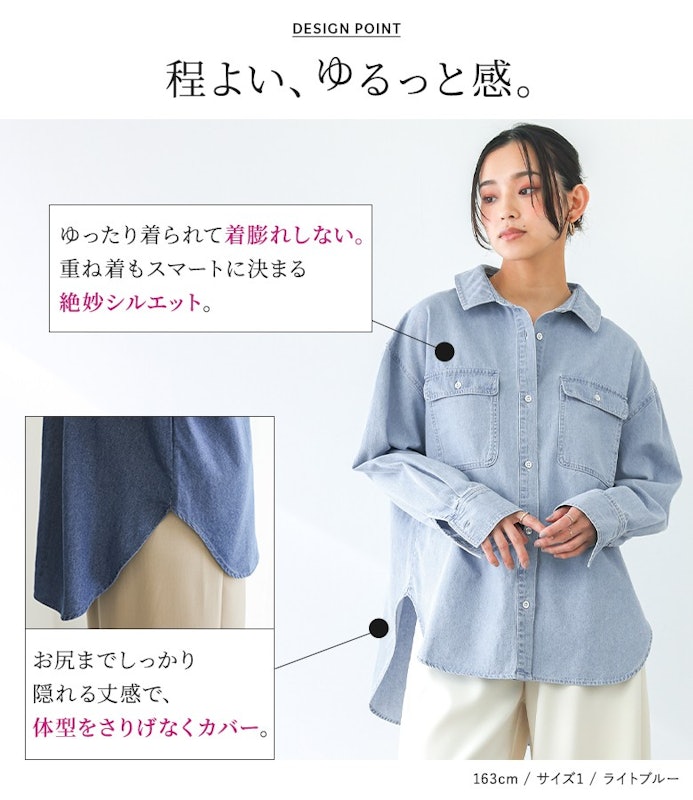 えりんさんROOMコラボ デニムシャツ 7