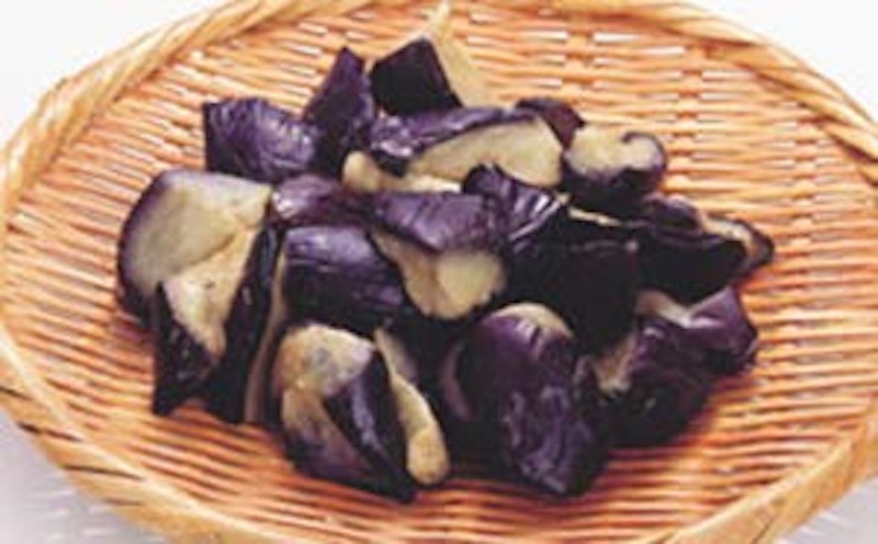 揚げ茄子 乱切り 1