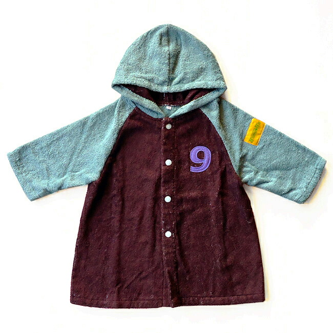 NUMBER-COLOR キッズバスローブ 22