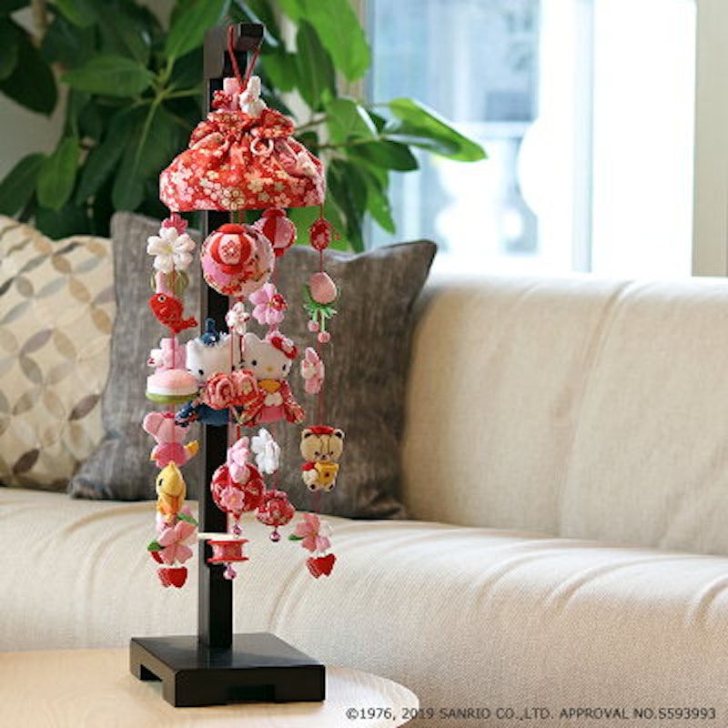 Hello Kitty 桜の吊るし雛 3