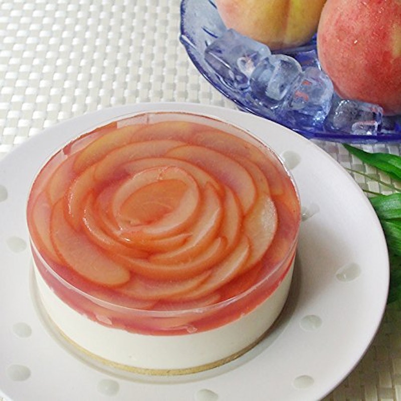 フロム蔵王 桃のレアチーズケーキ 1