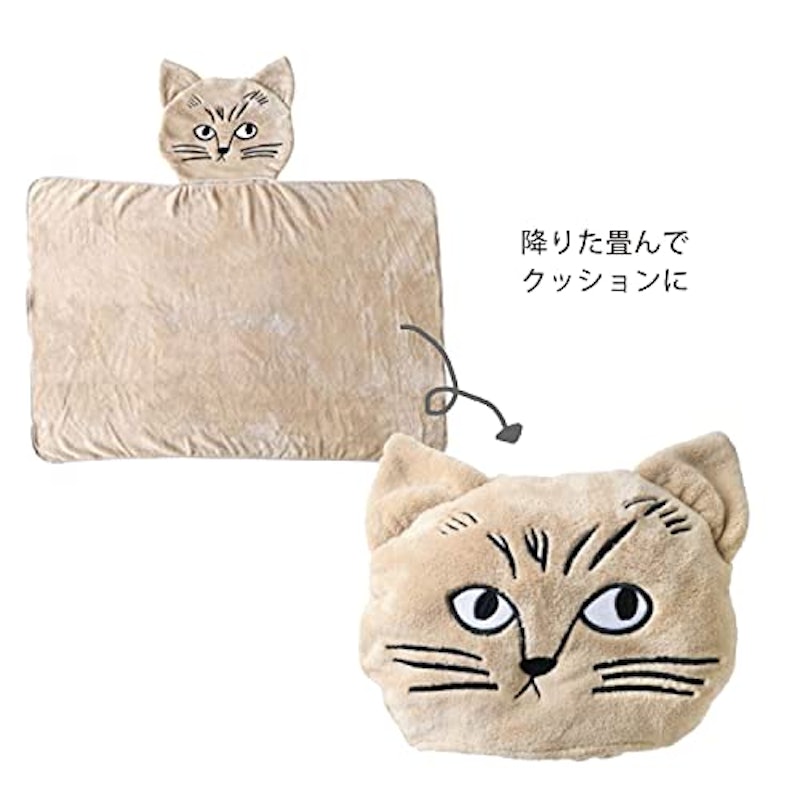 猫 ブランケット&クッション 1