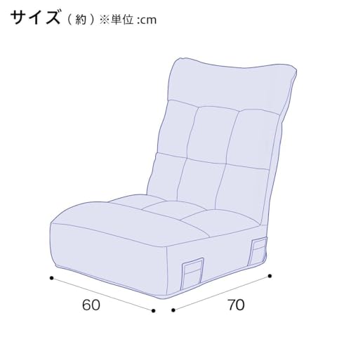 つながるハイバックポケットコイル座椅子 2