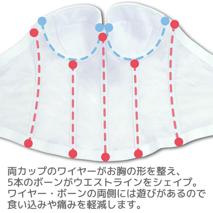 ブライダルインナー レースつきベアバックブラジャー 4