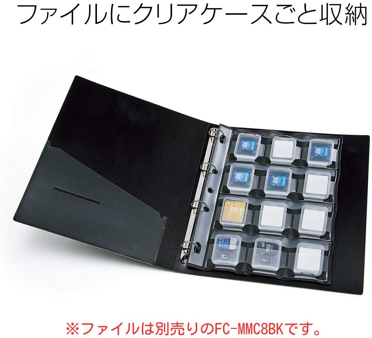 58%OFF!】 HAKUBA ポータブル メディアケース S SDカード用 4枚収納 ブラック DMC-20SSDBK  materialworldblog.com