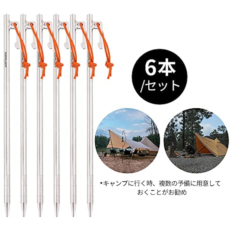 チタン合金製ペグ 2