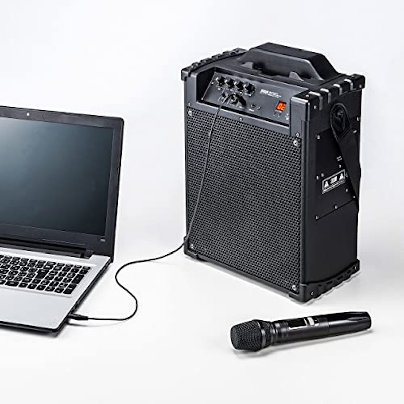 ワイヤレスマイク付き拡声器スピーカー 2
