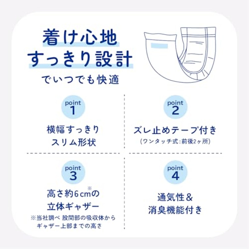 紙パンツ用パッド 下着気分パッド 2