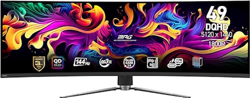 49インチ DQHD 5120x1440 ゲーミングモニター 144Hz 1