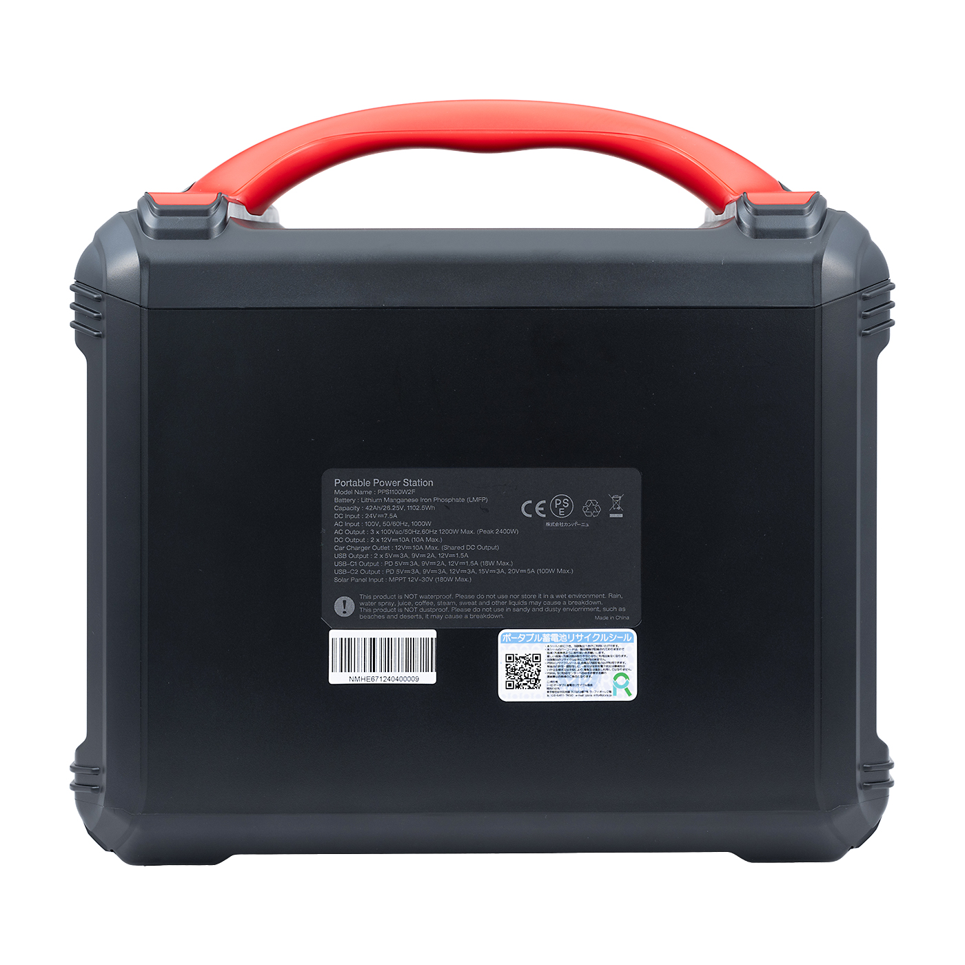 カンパーニュ Energizer Portable Power Station PPS1100W2Fを検証