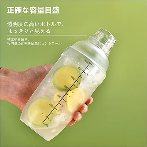クリアプラスチックカクテルシェーカー 2