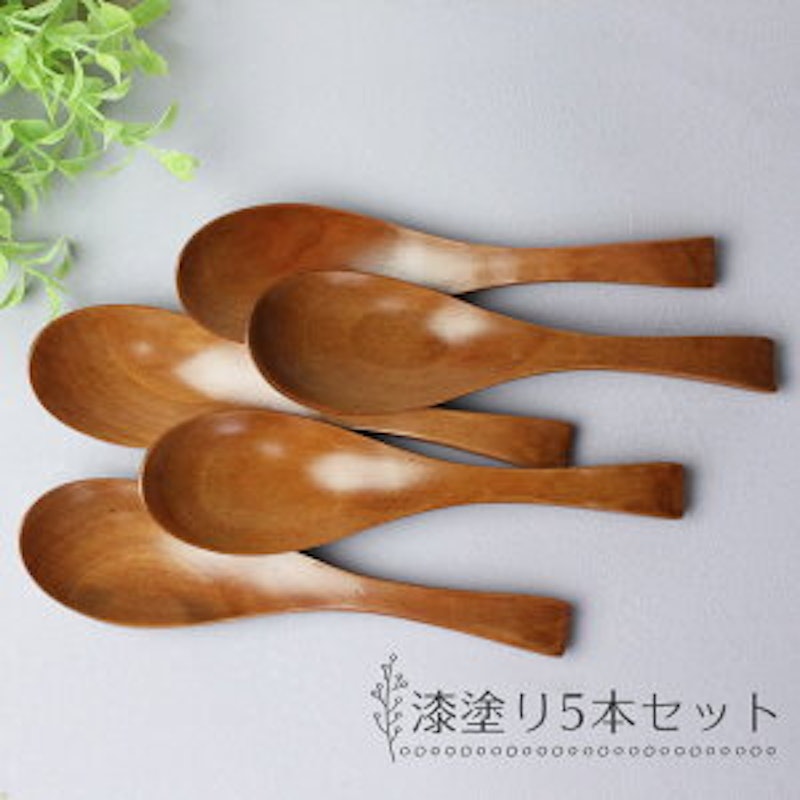 天然木製 レンゲ 7