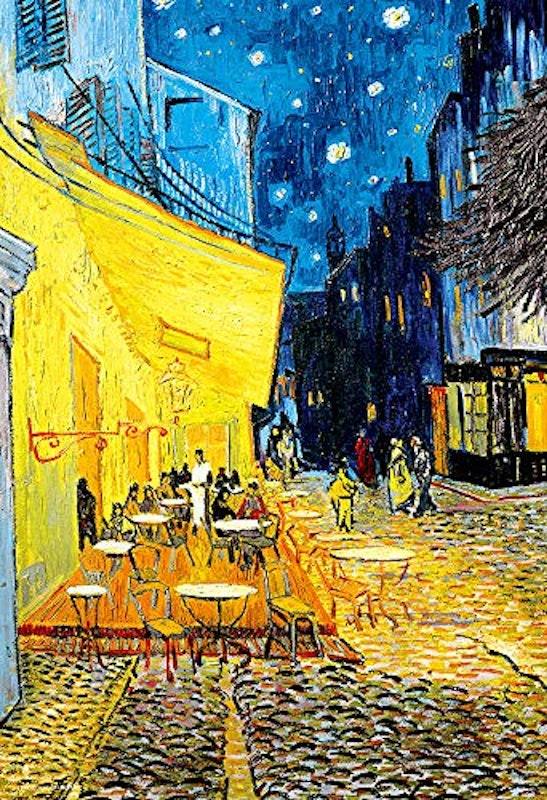 世界極小ジグソーパズル 夜のカフェテラス 1