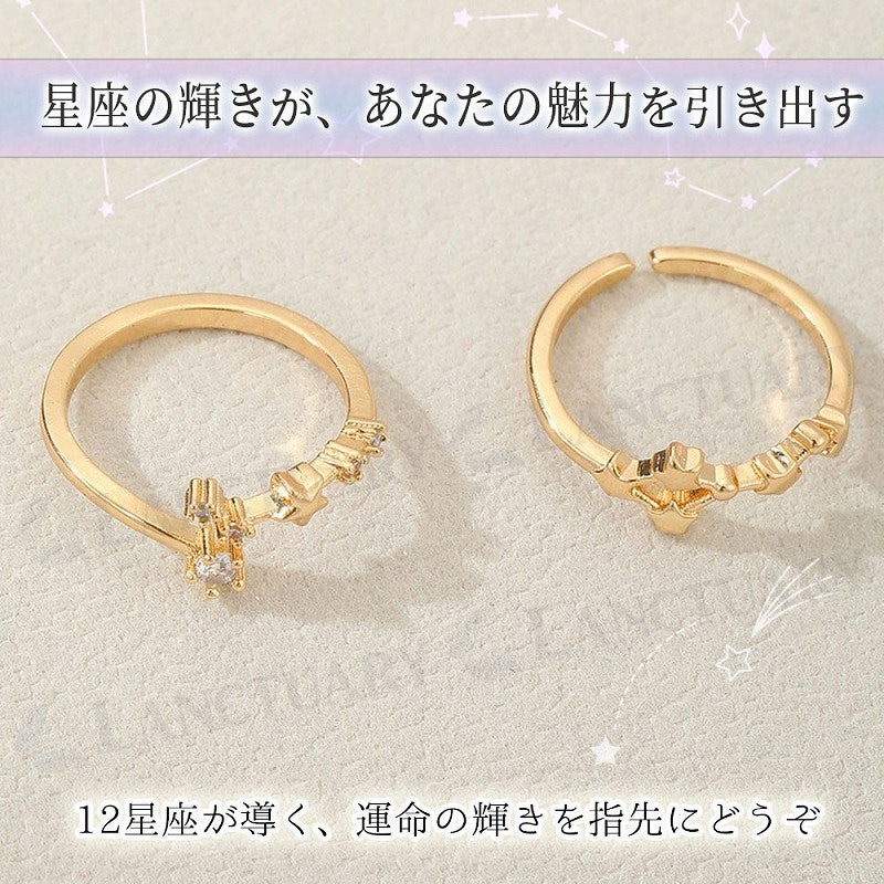 星座 リング 2