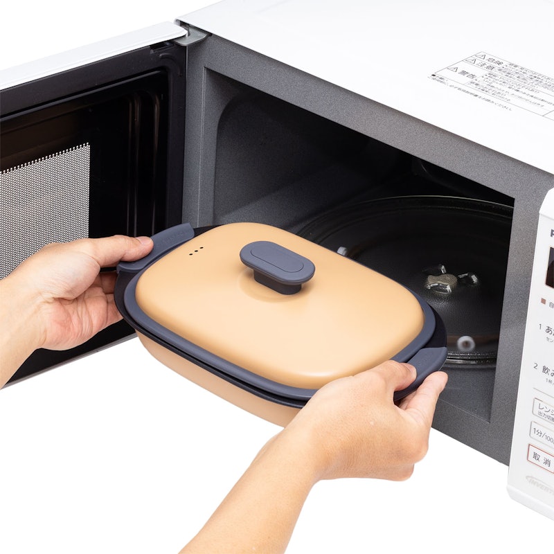 レンジで焼ける レンジ用鍋 角型 5