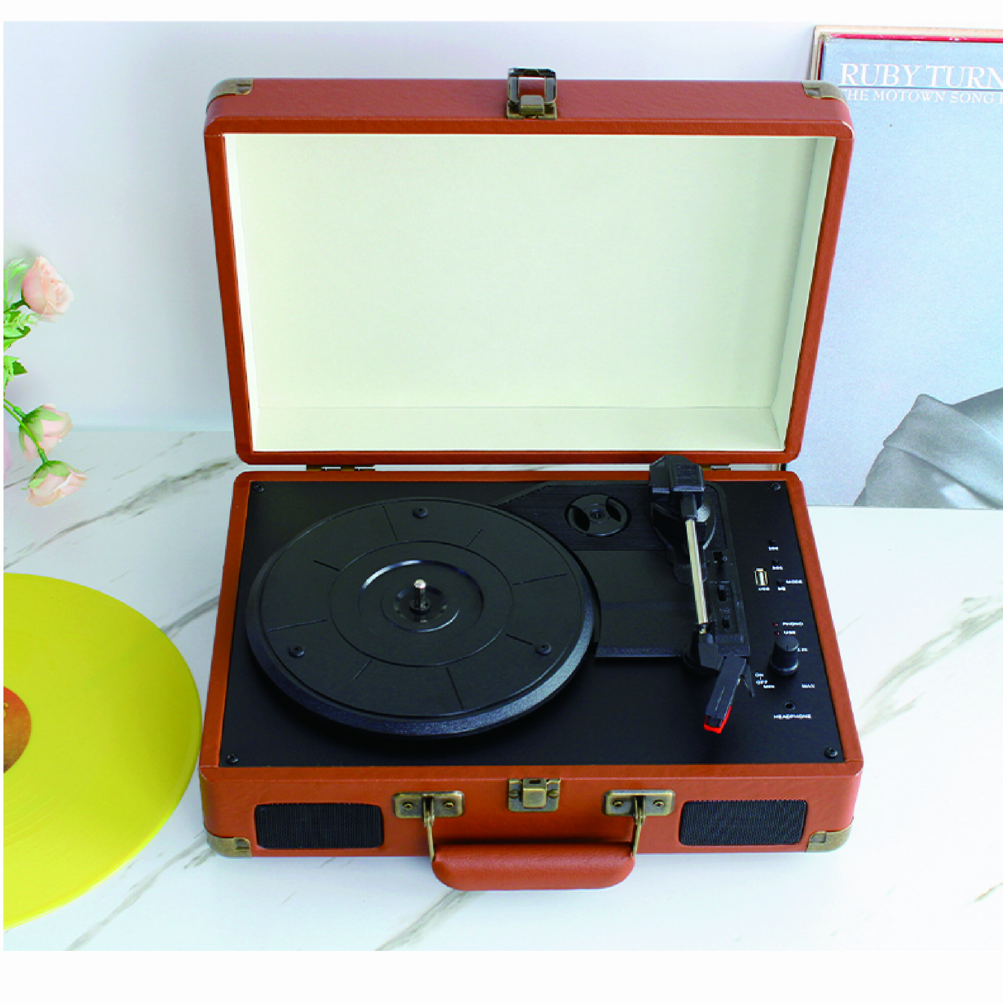 ポータブルレコードプレーヤー 1