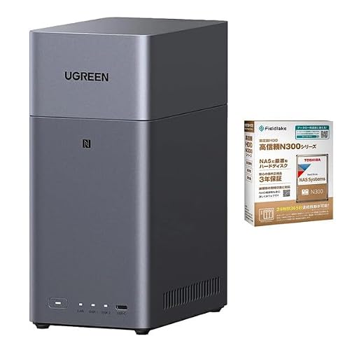 NAS 2ベイ＋3.5インチ内蔵HDD セット 1